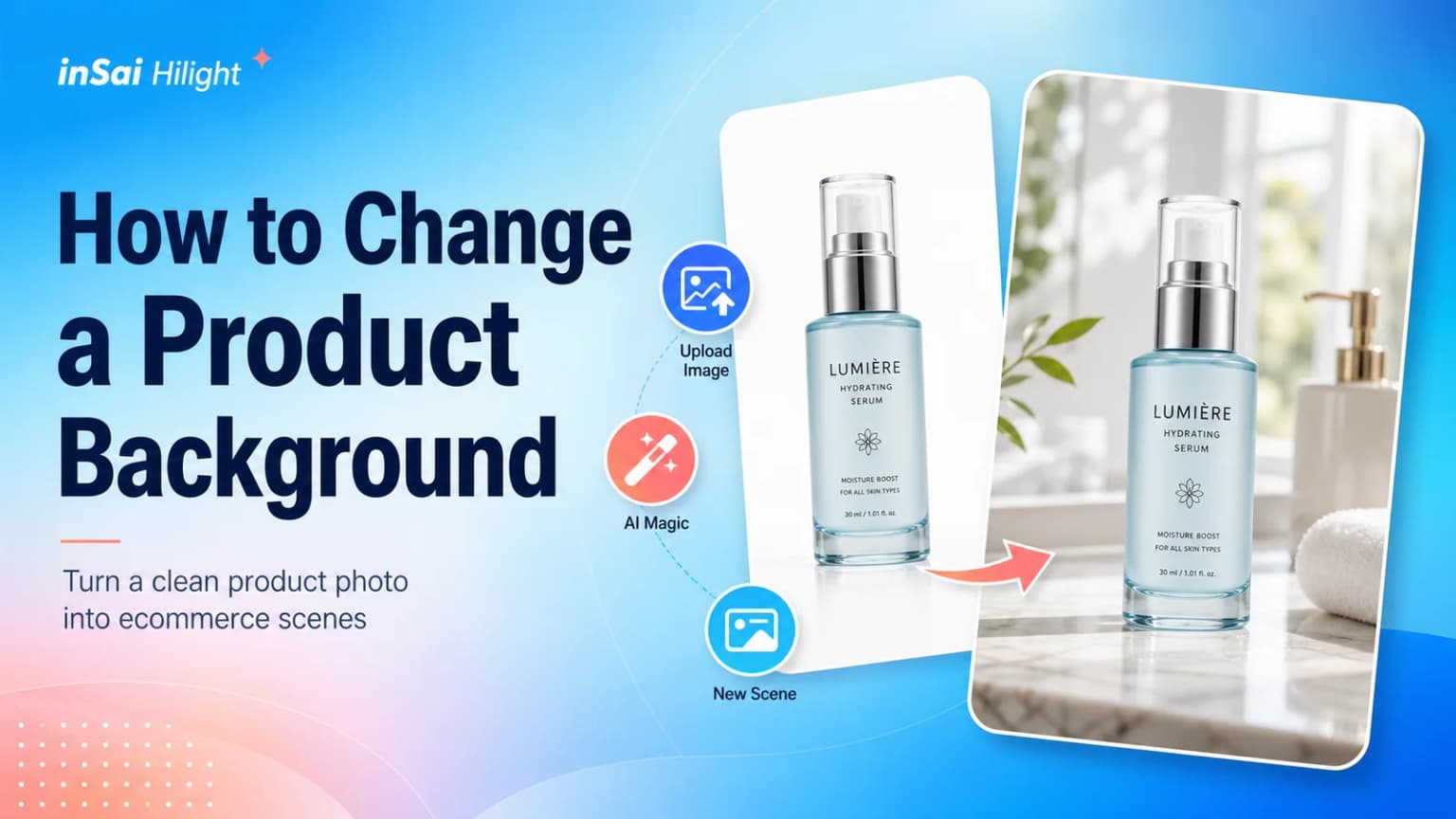 How to Change a Product Background with AI in Hilight