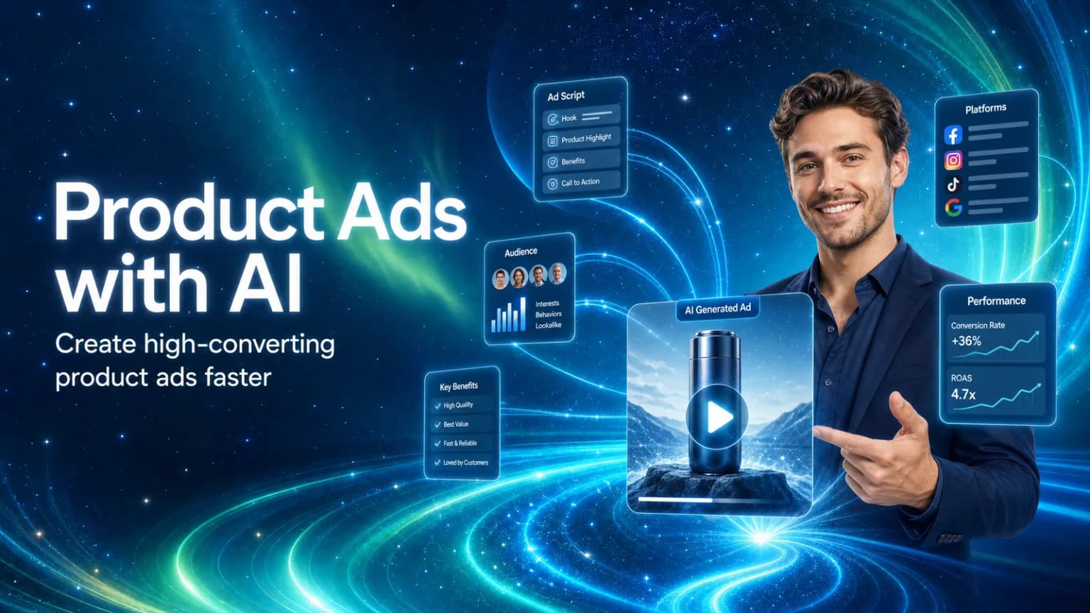 产品广告怎么做?用 AI 生成电商商品视频广告