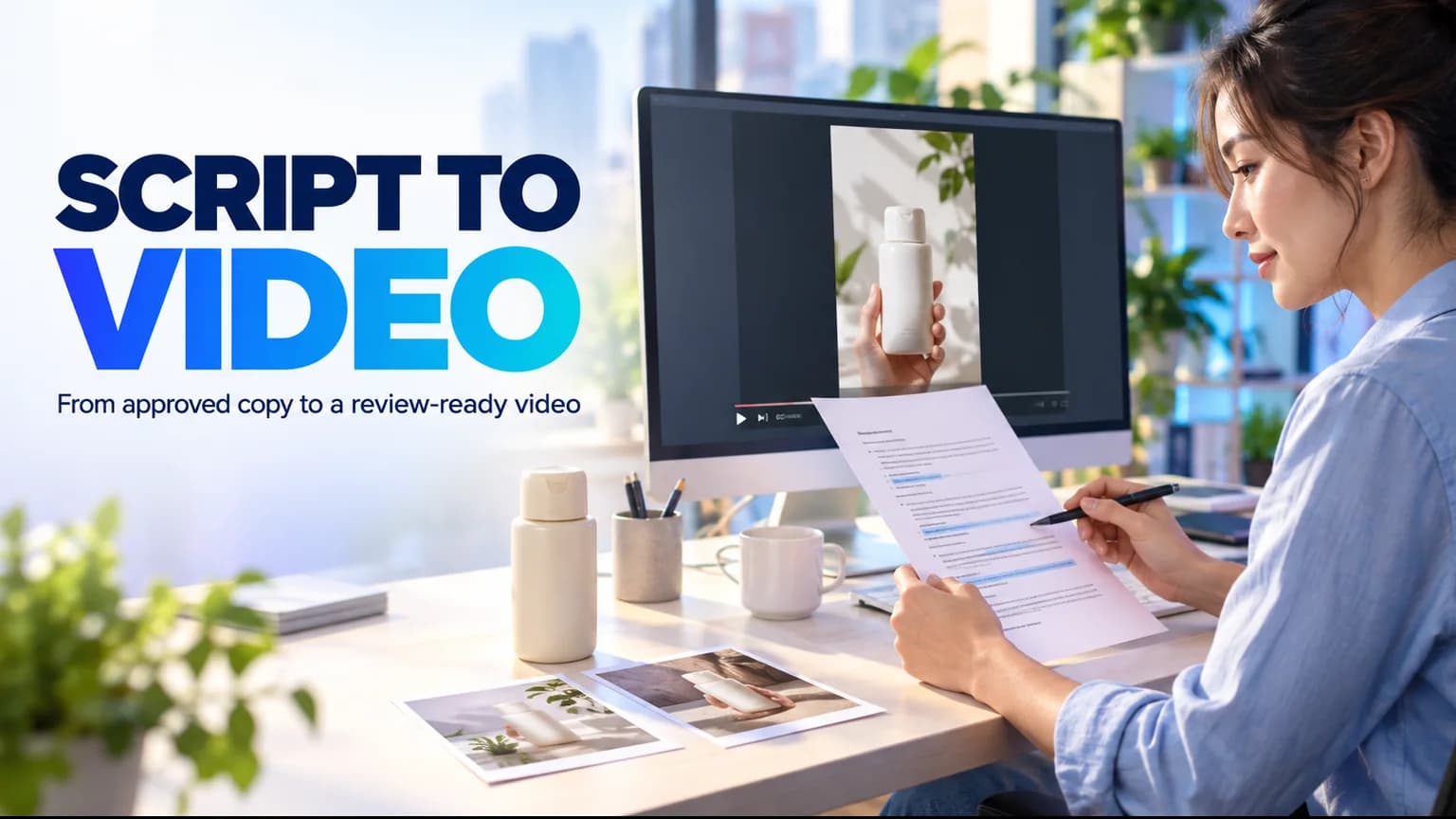 Create a Video from a Script with Hilight Smart Video